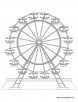 Ferris wheel coloring page