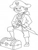 Pirate of the Carribean coloring page