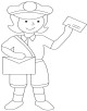 Our Helper Coloring Page Our Helper Coloring Page