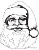 Santa Coloring Page Santa Coloring Page