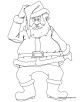 Santa Coloring Page Santa Coloring Page