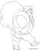 Santa Coloring Page Santa Coloring Page
