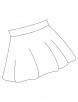 Skirt coloring pages 1