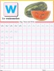 Small letter w practice worksheet