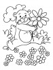 Lovely spring season coloring pages