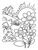 A sunny day coloring pages