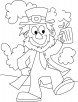 A thorough gentleman St. Patrick coloring page