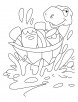 Strong shell tortoise coloring pages