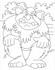 Troll Coloring Page