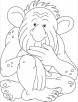 Very sad troll coloring pages
