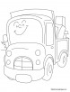 Lovely truck coloring page