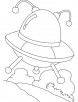 UFO an Unidentified Flying Objects coloring pages