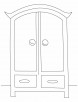 Wardrobe coloring pages
