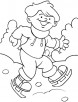 Winter is well set now, lets have a walk coloring page