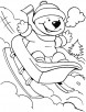 There is no need to labor on slopes, it is automatic coloring page