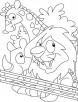 Zoo coloring page