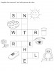 Complete the crossword, look at the pictures for clues