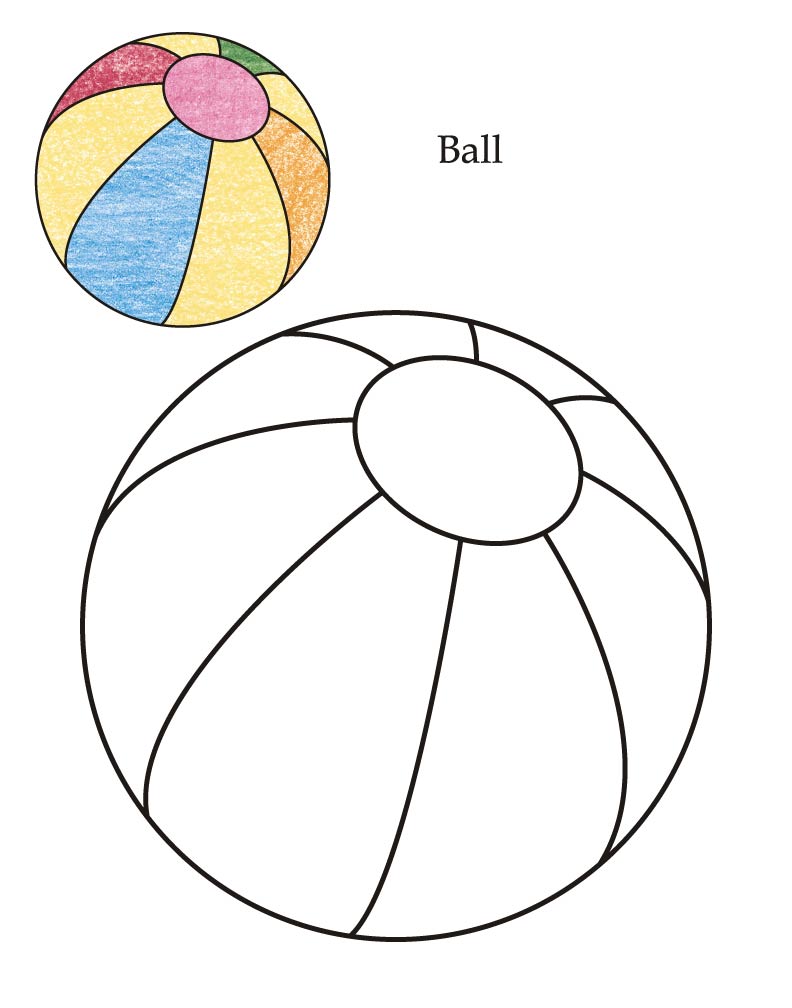 0 Level ball coloring page