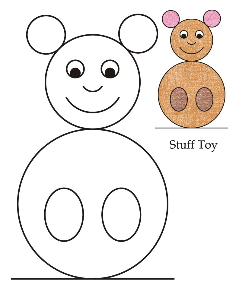 0 Level stuff toy coloring page