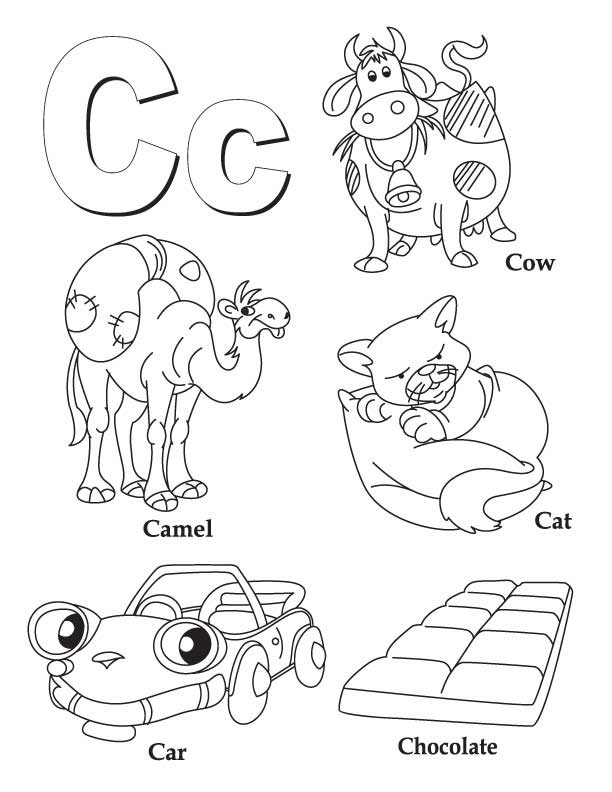My A to Z Coloring Book Letter C coloring page