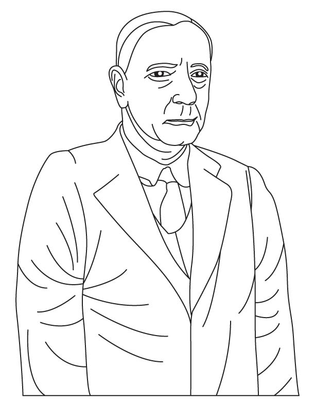 Edwin Hubble coloring pages