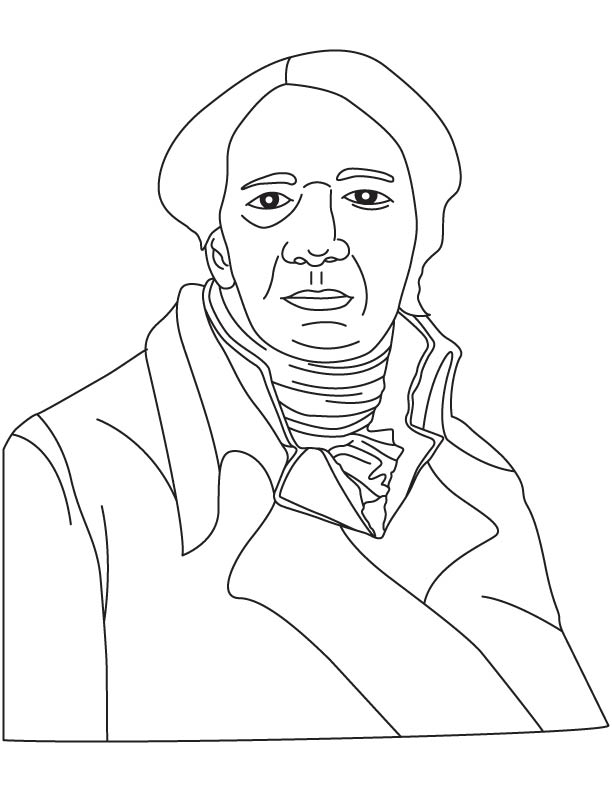 Michael Faraday coloring page