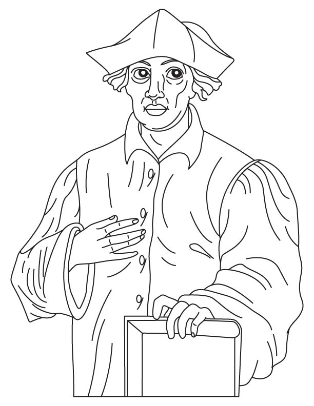Roger Bacon coloring page