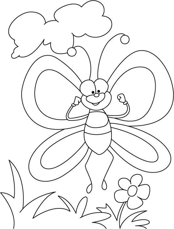 Butterfly in spirit high coloring pages