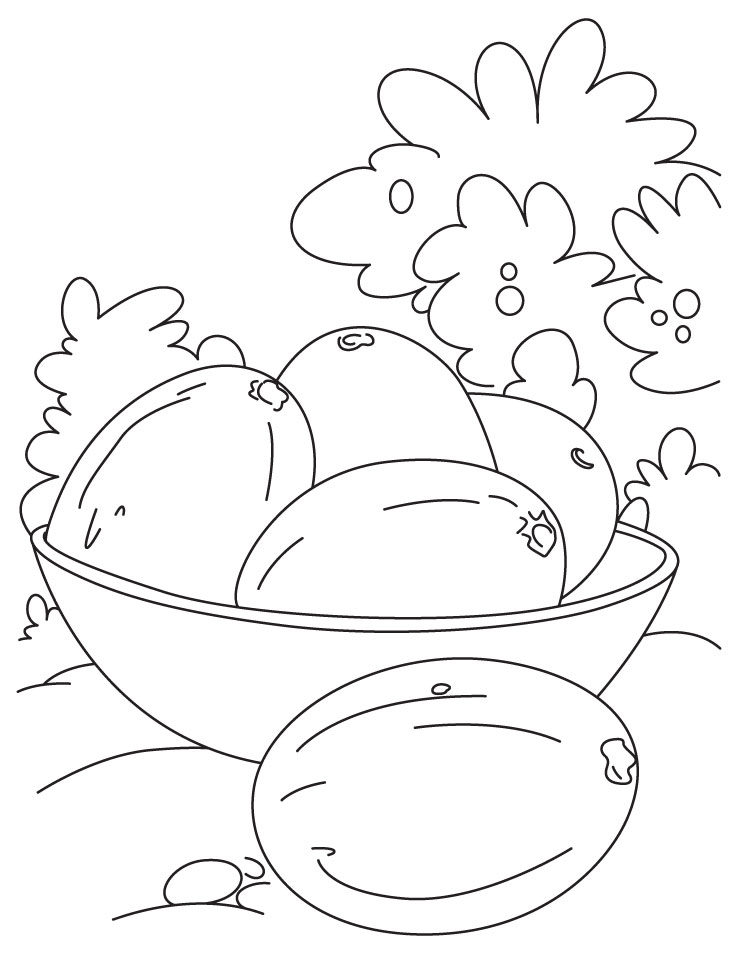 Sweet chickoo Coloring Pages