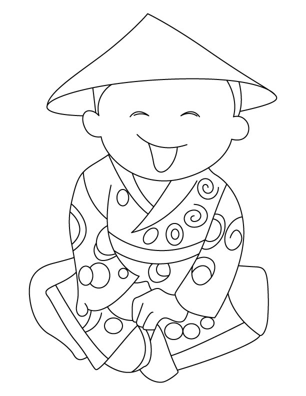 Happy Chinese New Year coloring page
