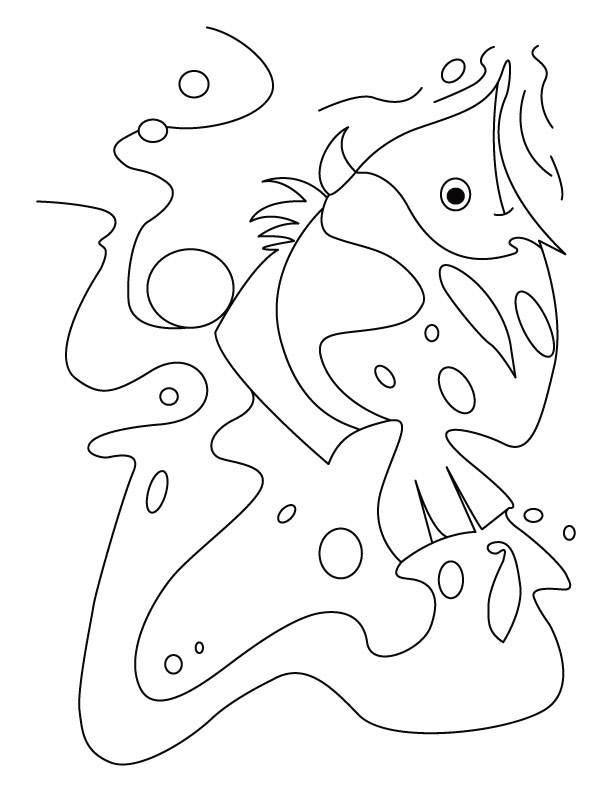 fish fishing whom coloring pages