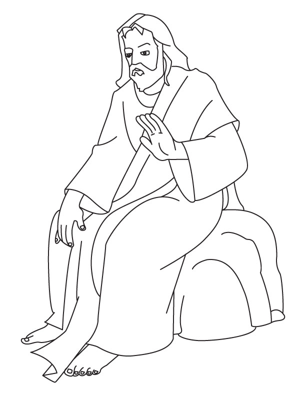 Jesus coloring page | Download Free Jesus coloring page for kids | Best