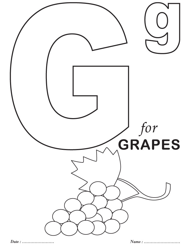 Printables Alphabet G Coloring Sheets | Download Free ...