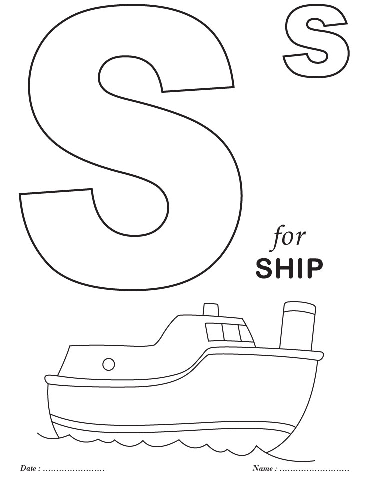 Printables Alphabet S Coloring Sheets