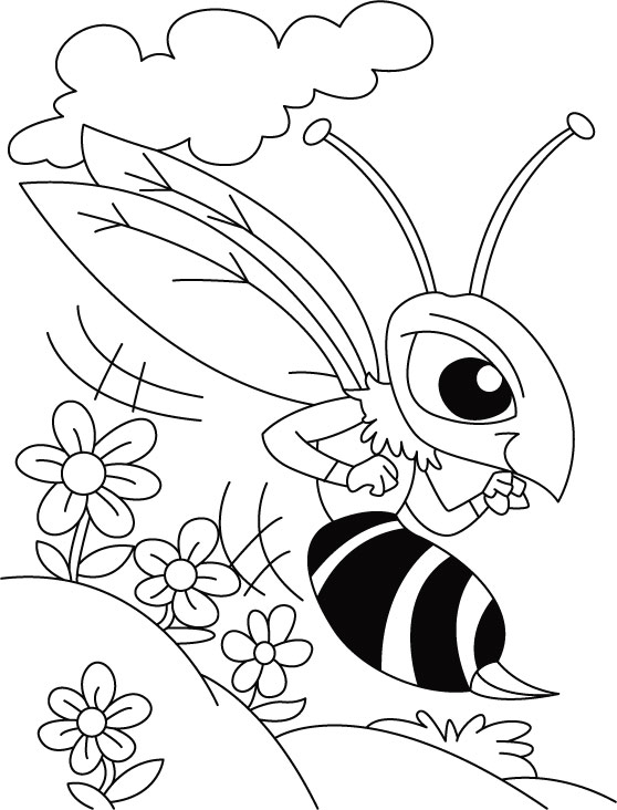 In flower rush, mosquito blush coloring pages
