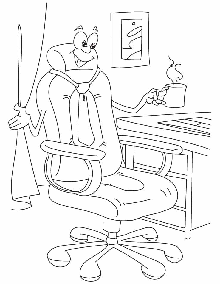 table and chair coloring pages - photo #45