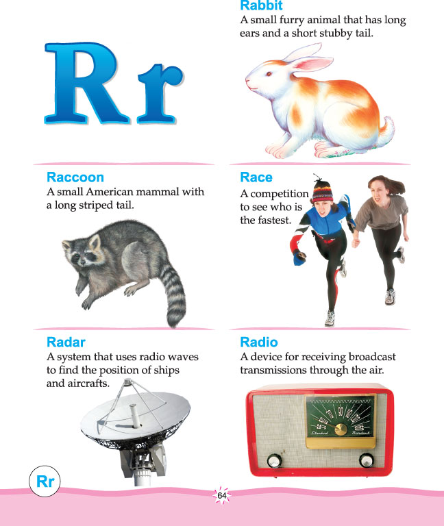 Printable picture dictionary alphabet r