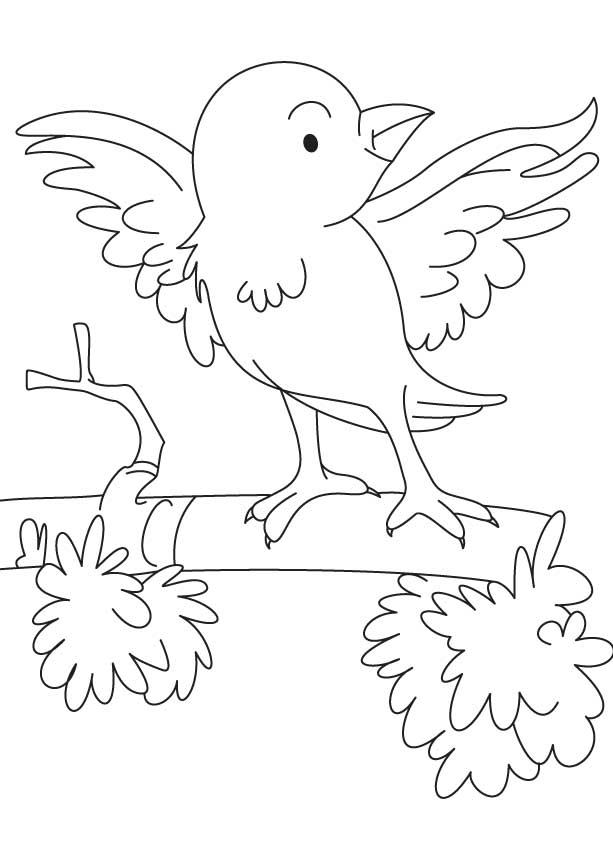 Ready to fly coloring page
