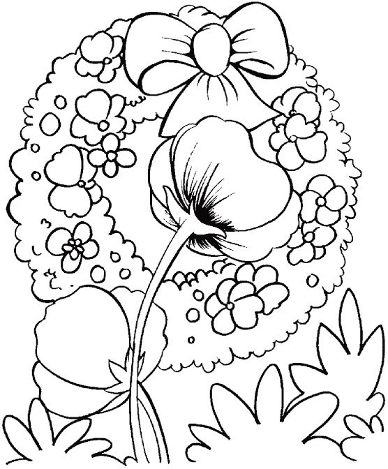 Remember those who cared for you in their lifetime coloring page