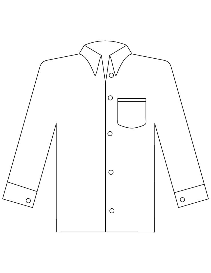 Shirt coloring pages 2