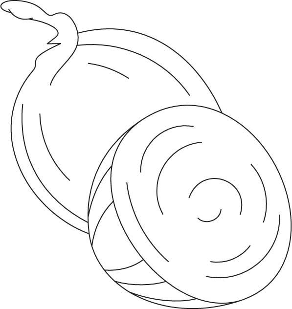 Spanish onion coloring page
