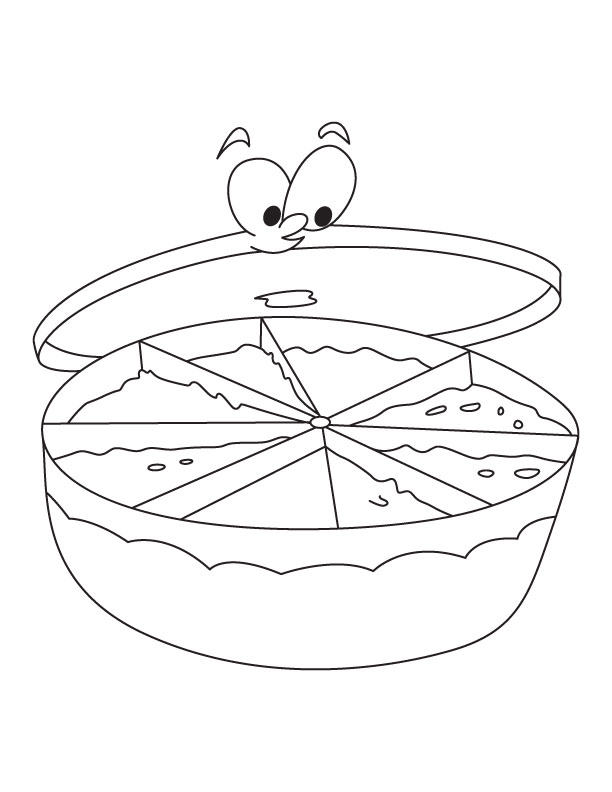Spice container coloring page