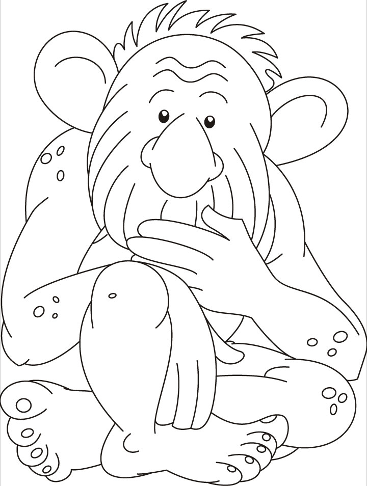 Very sad troll coloring pages