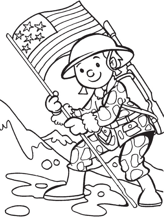 To honor you on Veterans Day coloring page