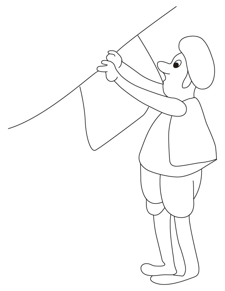 Villager dress coloring pages