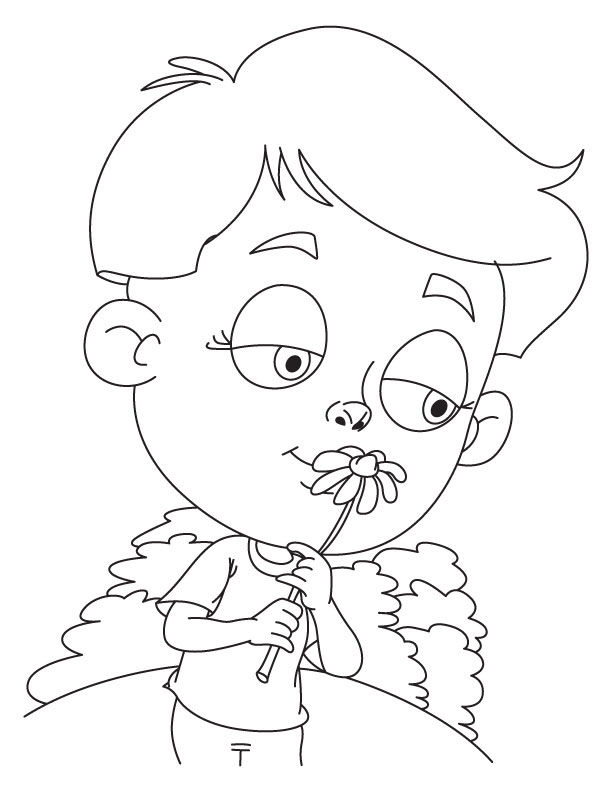 Wow what a fragrance coloring page