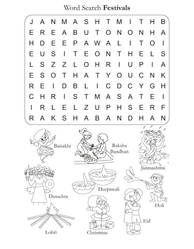 Word Search Puzzle Festivals