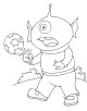 Monster Coloring Page