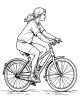 Bicycle Coloring Page