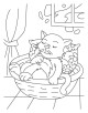 Cats Coloring Page